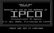 Seawolf for IBM PC/Compatibles - IPCO logo.