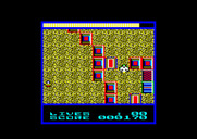 Terra Cognita for Amstrad CPC - Flying through a narrow opening...