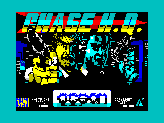 Chase H.Q. ZX Spectrum Screenshot: Loading screen.