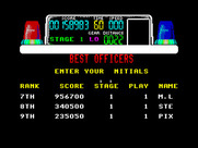 Chase H.Q. for ZX Spectrum - A new high score!