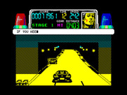 Chase H.Q. for ZX Spectrum - Entering a tunnel...