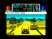 Chase H.Q. for ZX Spectrum - Don't crash into other cars, it will cost time...