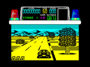 Chase H.Q. for ZX Spectrum - Game start.