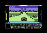 Chase H.Q. for Commodore 64 - Oh no, out of time!
