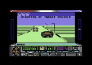 Chase H.Q. for Commodore 64 - Target vehicle spotted!