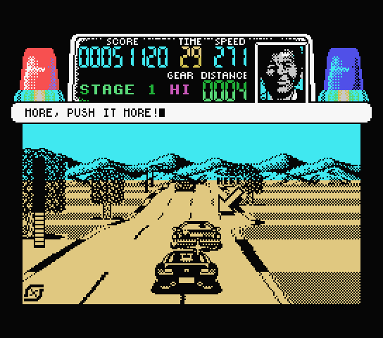 Chase H.Q. MSX Screenshot: More, push it more!