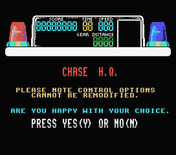 Chase H.Q. for MSX - Ready to begin?