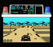 Chase H.Q. for MSX - There's a lot of debris on this part of the road.