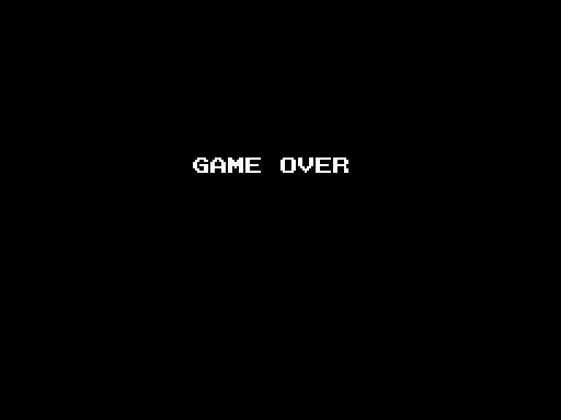 Chase H.Q. Sega Master System Screenshot: Game over.
