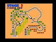 Chase H.Q. for Sega Master System - Stage 2 course map.