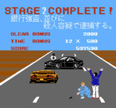 Chase H.Q. for NES / Famicom - Stage 2 complete!