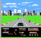 Chase H.Q. for NES / Famicom - Game start.