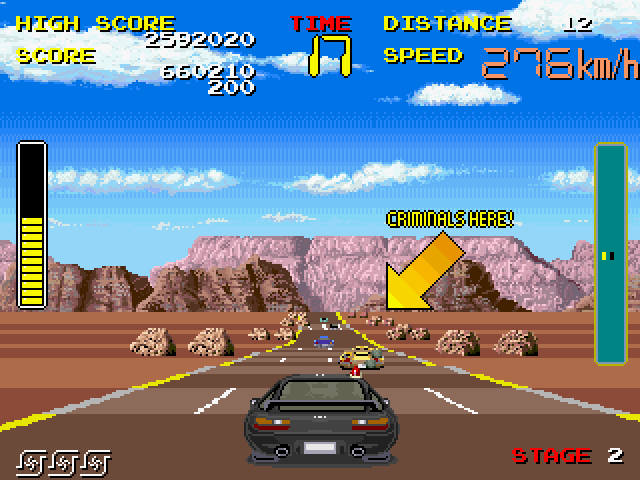 Chase H.Q. Arcade Screenshot: I need to catch up again...