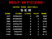 Chase H.Q. for Arcade - High scores.