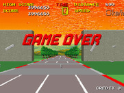 Chase H.Q. for Arcade - Game over.
