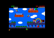 Rainbow Islands for Amstrad CPC - Watch out for bees!