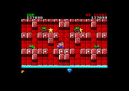 Rainbow Islands for Amstrad CPC - Avoid all the tanks driving around...