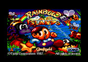 Rainbow Islands for Amstrad CPC - Loading screen.
