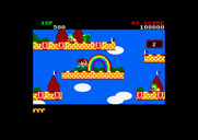 Rainbow Islands for Amstrad CPC - Use rainbows to help climb or eliminate opponents.