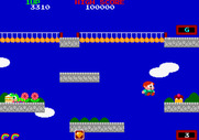 Rainbow Islands for Arcade - Jumping my way up some platforms...