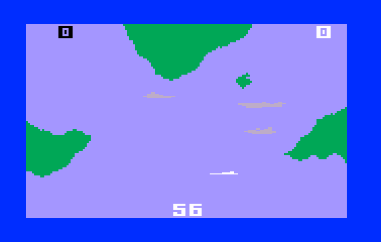 Sharp Shot Intellivision Screenshot: Submarine.