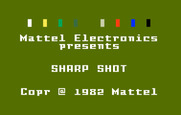 Sharp Shot for Intellivision - Title screen.