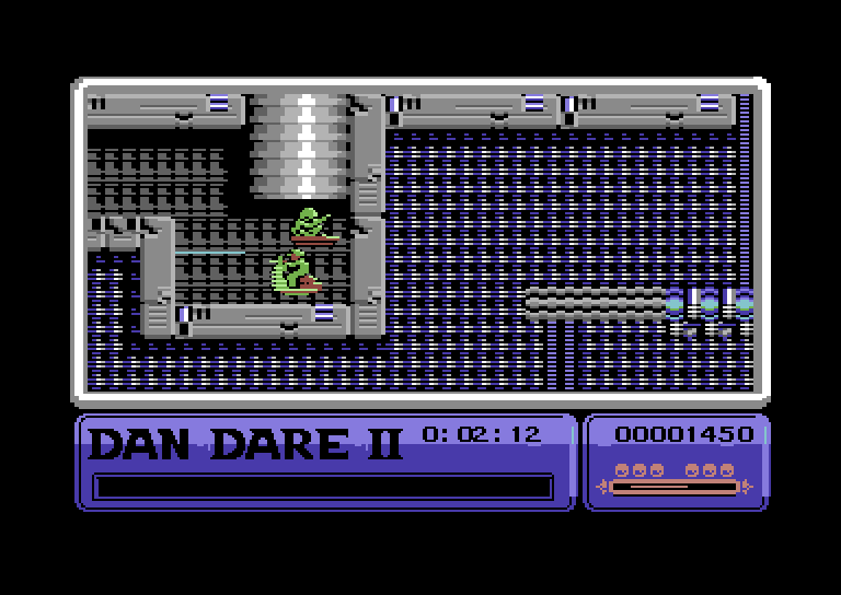 Dan Dare II: Mekon's Revenge Commodore 64 Screenshot: Hmm, seems to be a dead end...