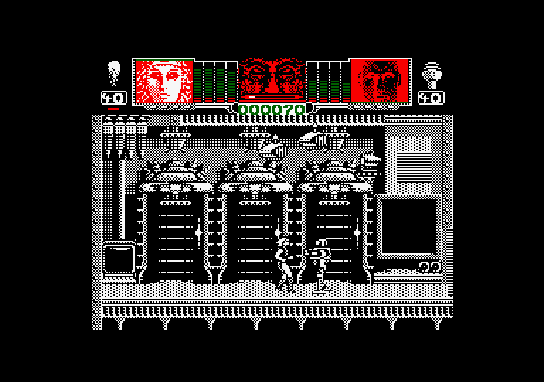 Hammerfist Amstrad CPC Screenshot: Game start.