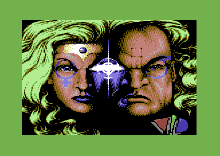 Hammerfist Commodore 64 Screenshot: Loading screen.