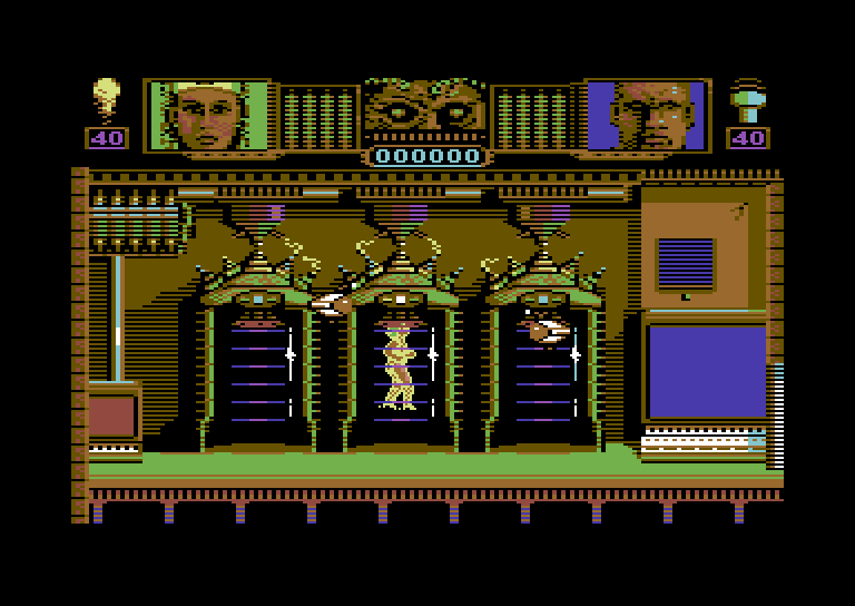 Hammerfist Commodore 64 Screenshot: Game start.