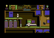 Hammerfist for Commodore 64 - More guards appear...
