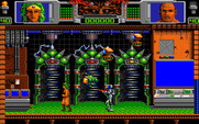 Hammerfist for Amiga - Game start.