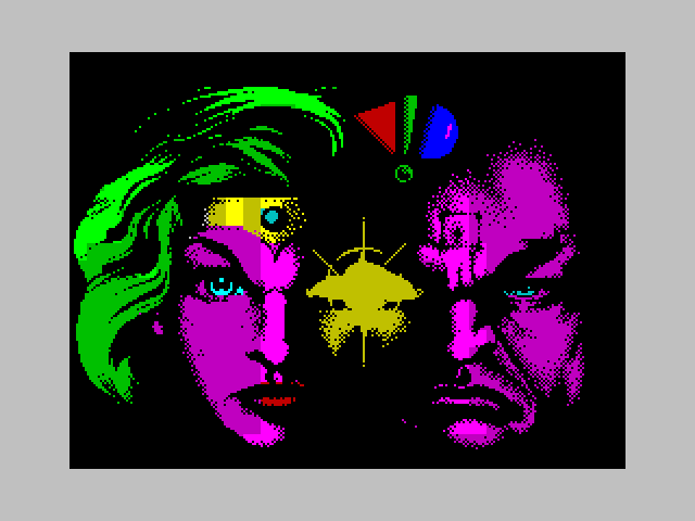 Hammerfist ZX Spectrum Screenshot: Loading screen.