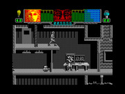 Hammerfist for ZX Spectrum - Smashing the security systems.
