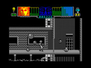 Hammerfist for ZX Spectrum - Watch out for the bubbles attacking!