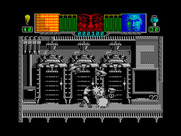 Hammerfist for ZX Spectrum - First, smash a few enemy robots...