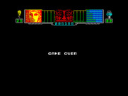 Hammerfist for ZX Spectrum - Game over.