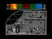 Hammerfist for ZX Spectrum - Yikes, there is a lot in this room!