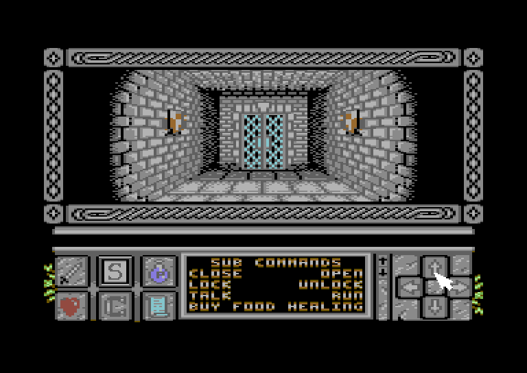 Death Bringer Commodore 64 Screenshot: Another door...what's beyond it?