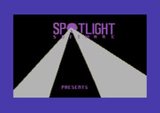 Death Bringer for Commodore 64 - Spotlight logo screen (U.S. version).
