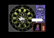 Wacky Darts for Commodore 64 - Throwing darts...