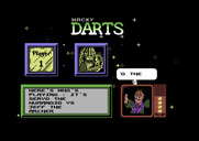 Wacky Darts for Commodore 64 - Here's the next match.