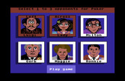 Card Sharks for Commodore 64 - Choose some opponents, then begin!