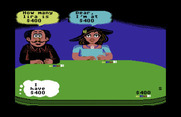 Card Sharks for Commodore 64 - Game start.