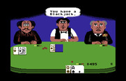 Card Sharks for Commodore 64 - I have blackjack this time!
