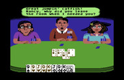 Card Sharks for Commodore 64 - Hearts in progress...