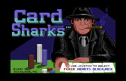 Card Sharks for Commodore 64 - Select a card game.