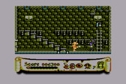 Black Lamp for Commodore 64 - Attacking opponents...