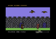 Black Lamp for Commodore 64 - Birds fly overhead and drop eggs, look out below!