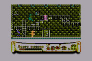 Black Lamp for Atari 8-bit - Enemies appear everywhere! You'll need to be careful...